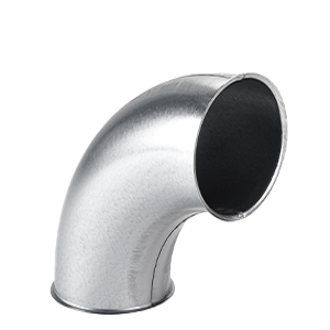 Pressed bends galvanised 90°